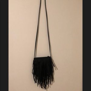 Mossimo Leather Fringe Purse